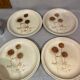 Lot de 6 assiettes sarreguemines