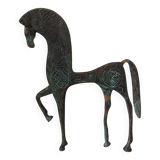 Statue d'un cheval étrusque en laiton