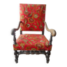 Fauteuil ancien, style louis XIII