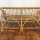 Bench and 2 rattan chairs