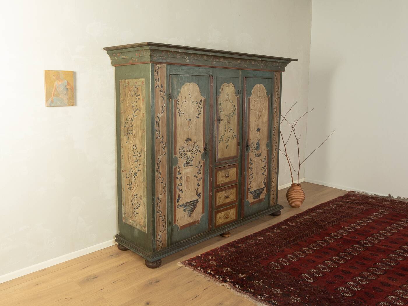 Antique wardrobe from the 19th century