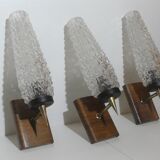 Three Scandinavian wall lights
