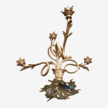 Lustre bronze Louis XV