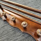 Antique wall coat rack