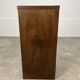 Art Deco corner unit in solid oak, corner cupboard
