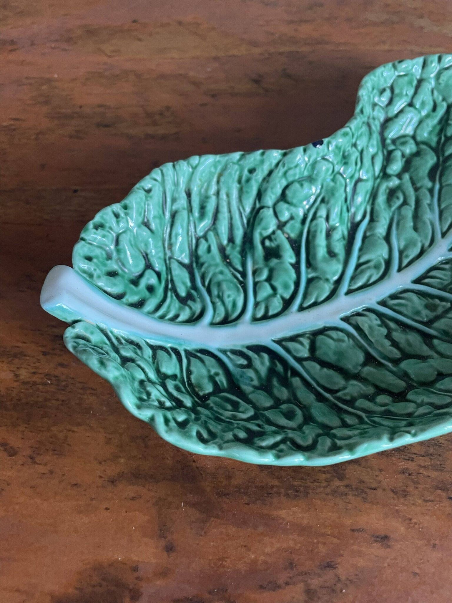 Portuguese slipware cabbage bowl