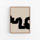 Abstract lines giclee print, 50x70cm