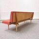 Day bed tissu rouge