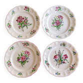 4 flat plates “Fine street light” KG Lunéville