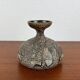 Vintage German brutalist studio mushroom vase by Gerhard Liebenthron, 1970s.