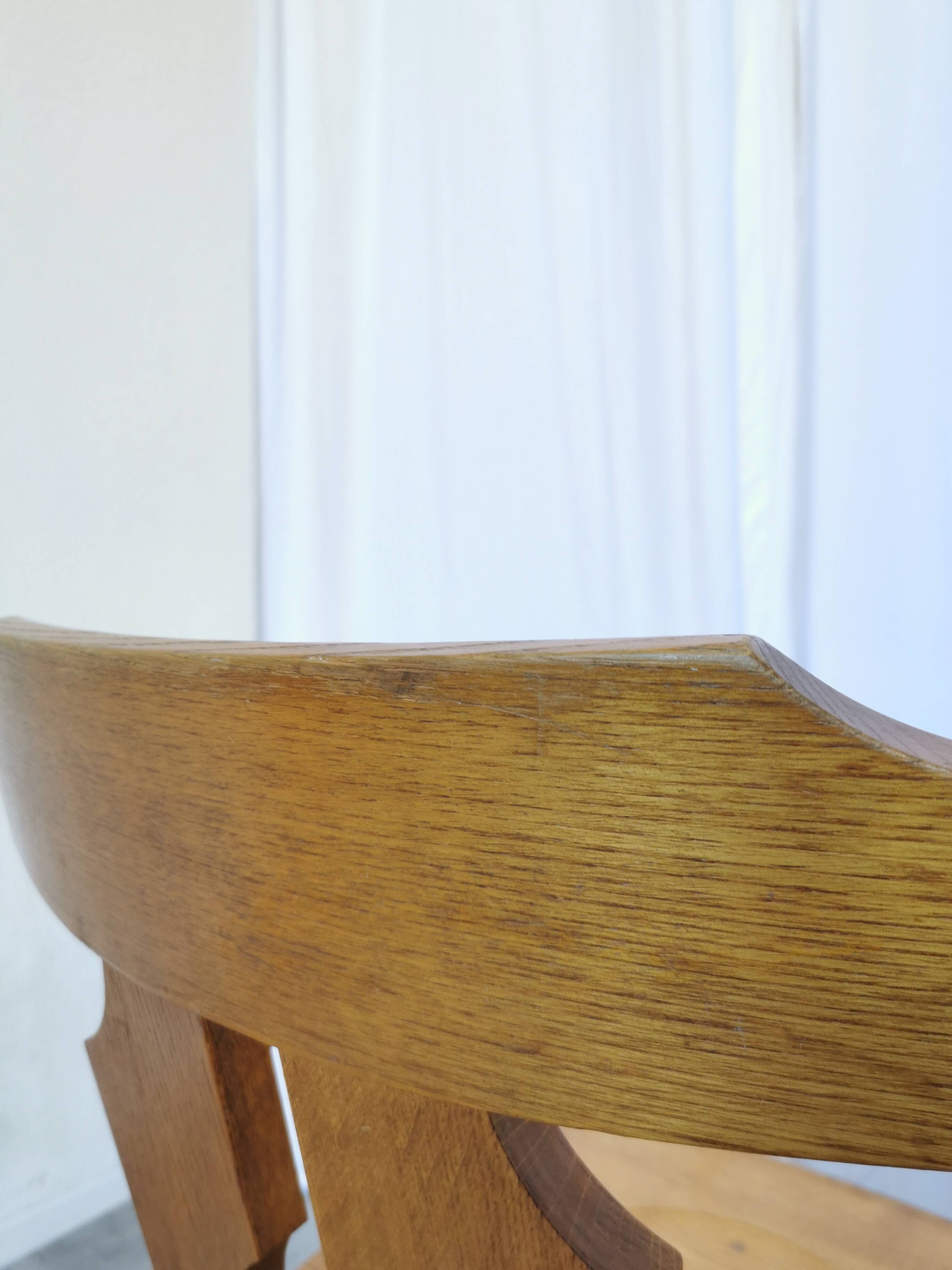 Set of 2 Vintage Wooden Tyrolean Dining Chairs by Ruko Sessel Alois Koller