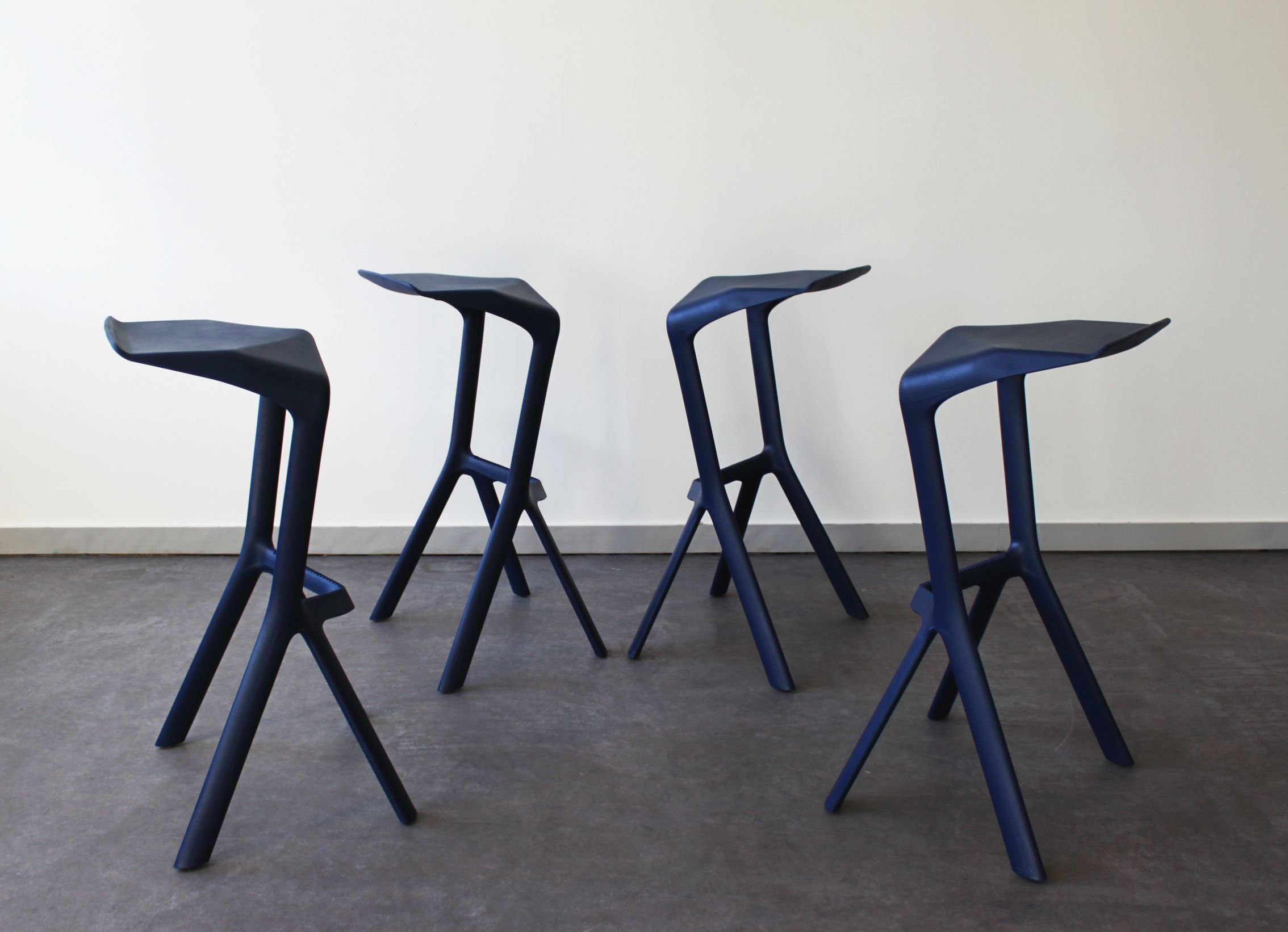 Pair of Miura stools by Konstantin Grcic for Plank, Italy