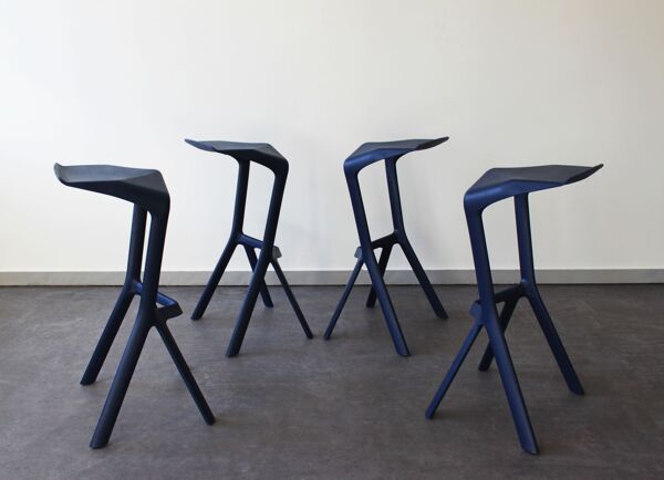 Paire de tabourets Miura par Konstantin Grcic pour Plank, Italie