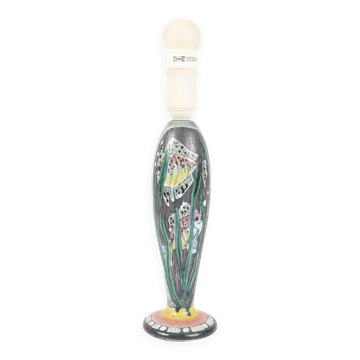 Tilgmans ceramic table lamp from Sweden, 1960s.