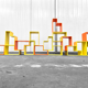 Ensemble de blocs sculpturaux, années 1970