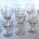 Lot de 12 verres anciens