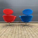 2x Artifort Pierre Paulin Big Tulip 1st edition terug in Nieuwstaat!!