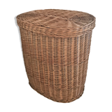 Wicker laundry basket