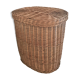 Wicker laundry basket