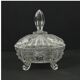 Vintage Crystal Bonbonnière Candy Jar with Lid Sixties