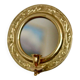 Applique murale vintage en laiton avec miroir
