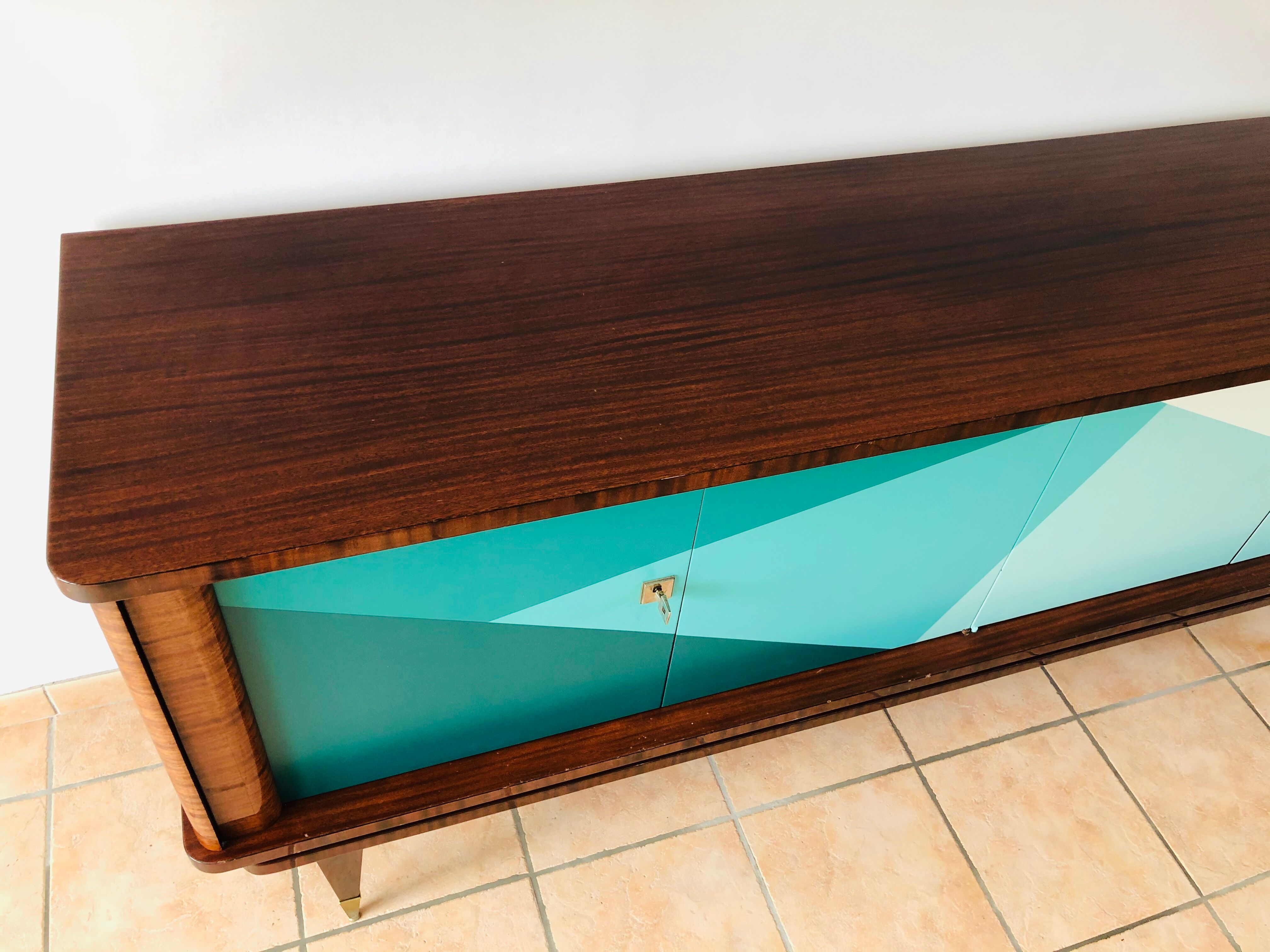 Vintage graphic sideboard 1960