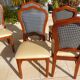9 merisier solid wood style high chairs variegated