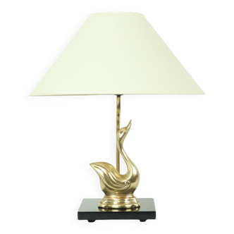 Hollywood Regency Table Lamp Regina Massive Swan Lamp 46cm