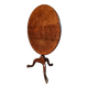 Antique Georgian tilt-top oak table from around 1800 – Round tripod side table 80 cm