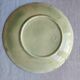Assiette barbotine fin XIX