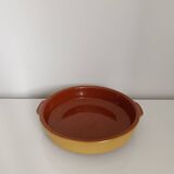 Plat rond en terre cuite