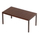 Rosewood dining table by Inger Klingenberg for Fristho