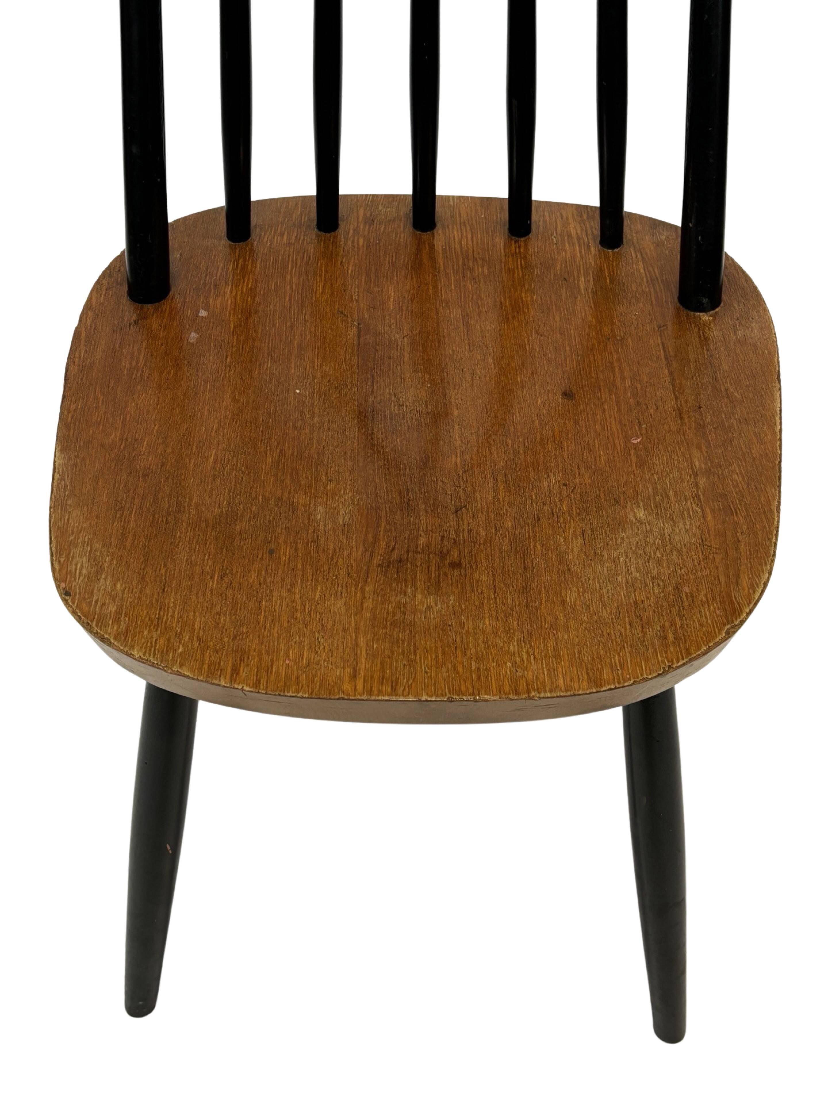 Mid-Century modern spindle back chair by Ilmary Tapiovaara, 1960s