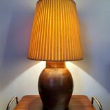Grande lampe grès années 60