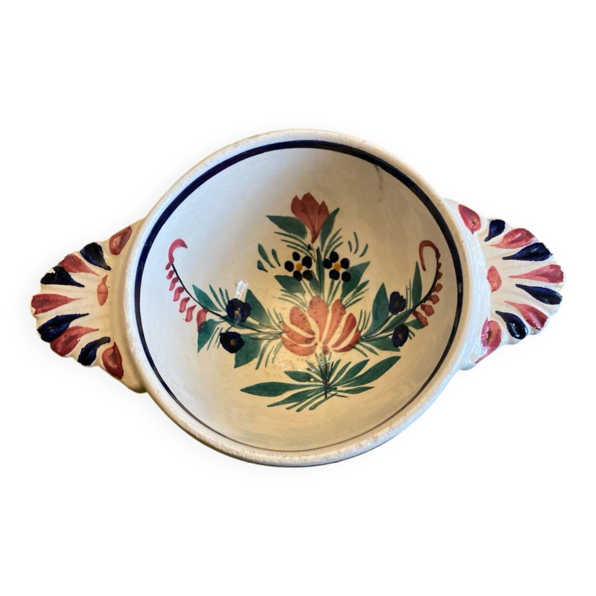 Antique Breton ear bowl