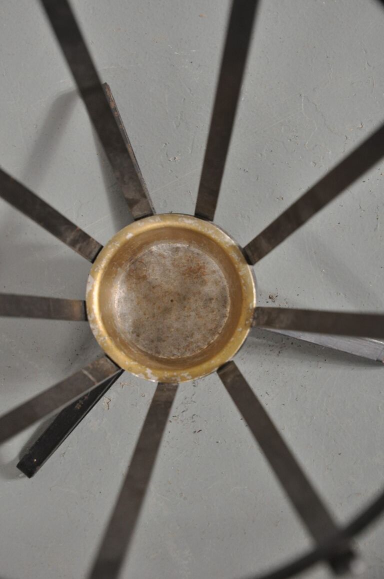 Umbrella metal black years 1960