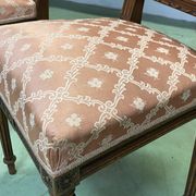 Pair of Louis XVI chairs early 20th in ground beech