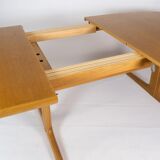 Dining table in oak of danish design manufactured by Skovby Furniture Factory from the 1960s.