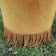 Former toad chair in mustard yellow velvet