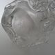 Val Saint Lambert crystal sculptural vase design Antonio and Guido Bon