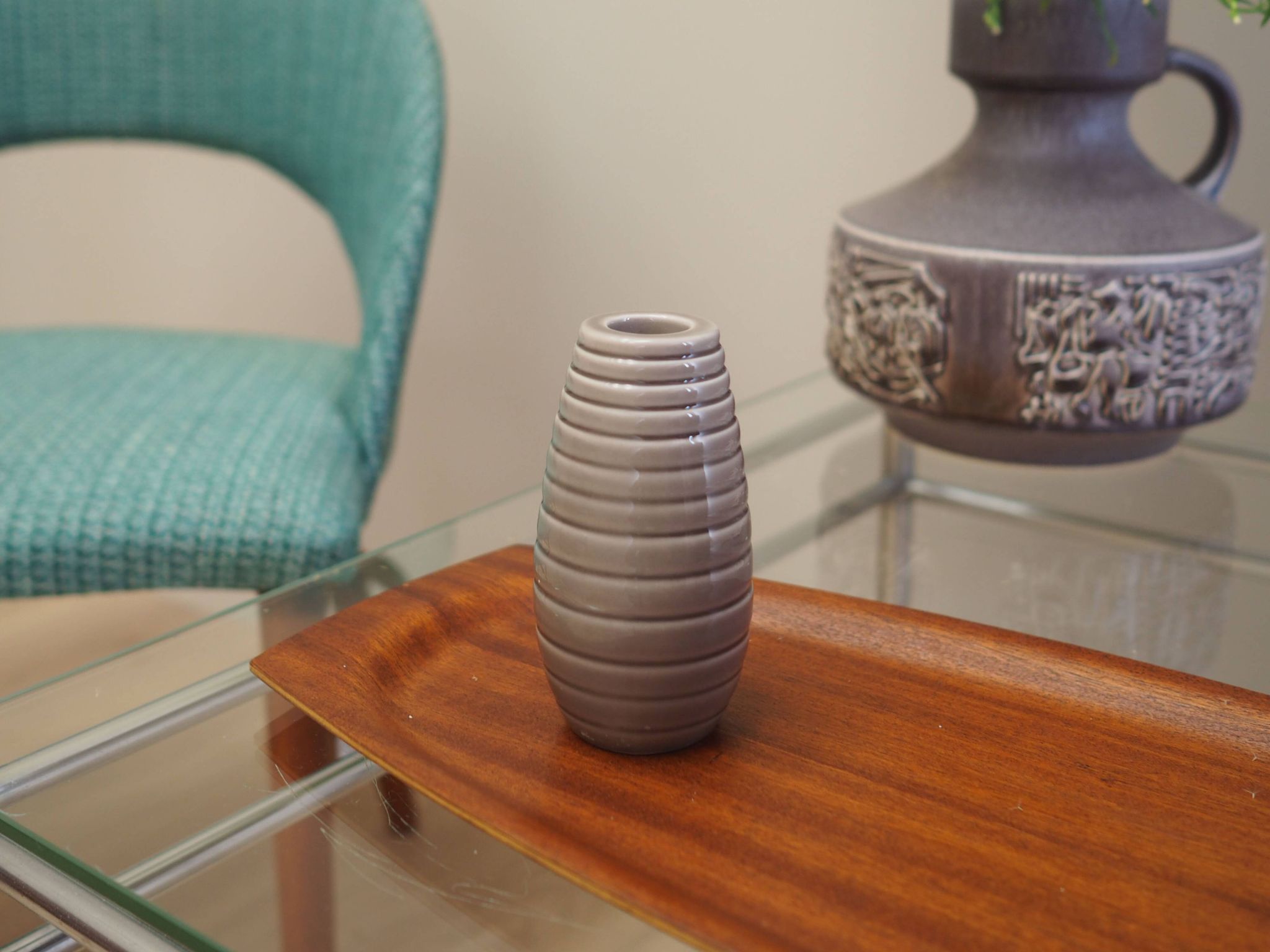 Ceramic candle holder, Danish design, 1990s, designer: Marianne Nielsen, production: Kähler Keramik