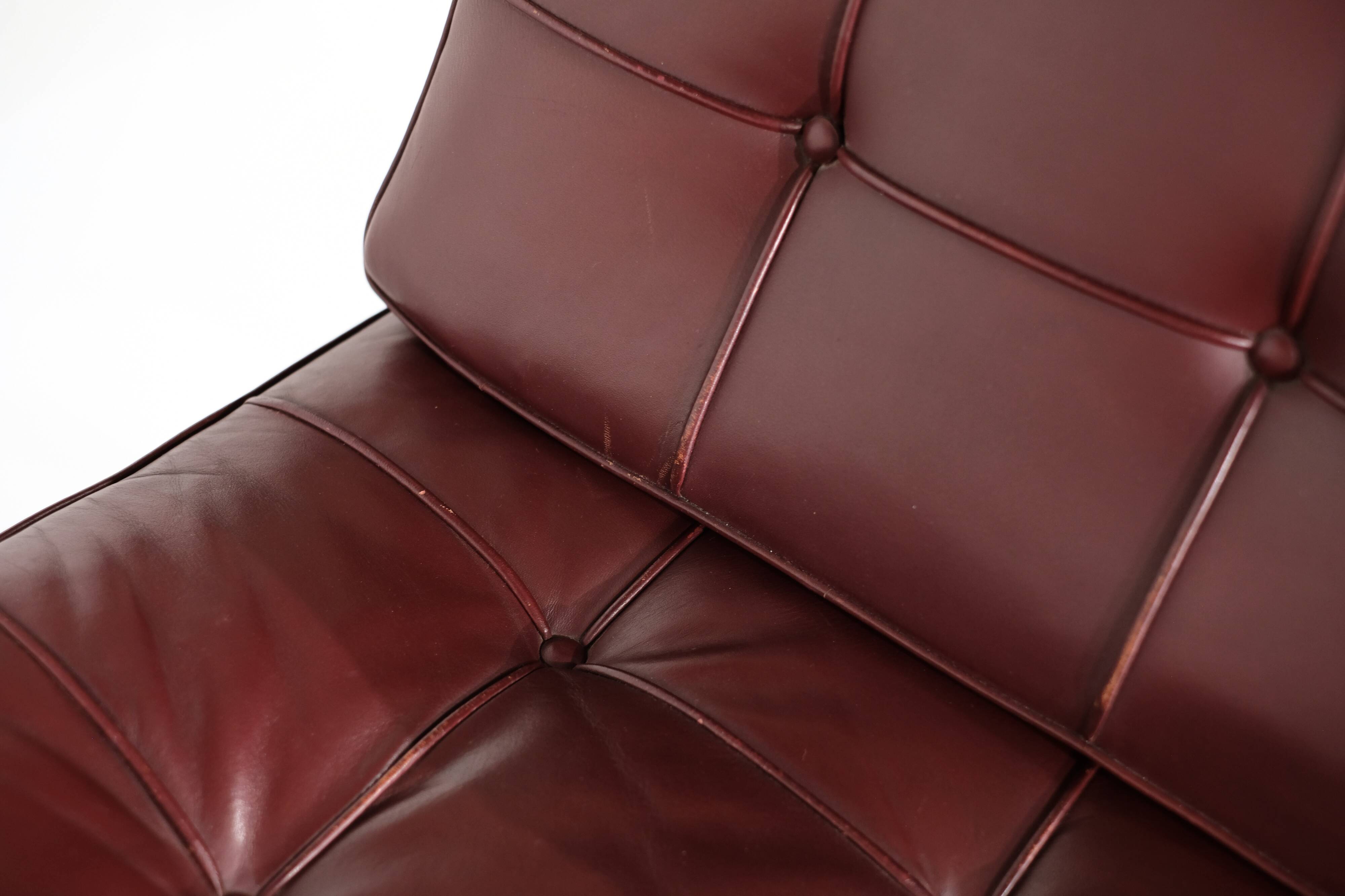Paire de fauteuils Barcelona Ludwig Mies van der Rohe  Knoll.