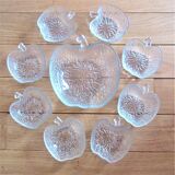 Vintage fruit salad serving in the shape of apples 1 salad bowl 8 cups