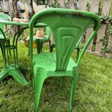 Joseph Mathieu garden table and chairs set