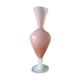 Old vase in pink opaline