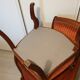 Paire de fauteuils en acajou époque Restauration 1820-1830