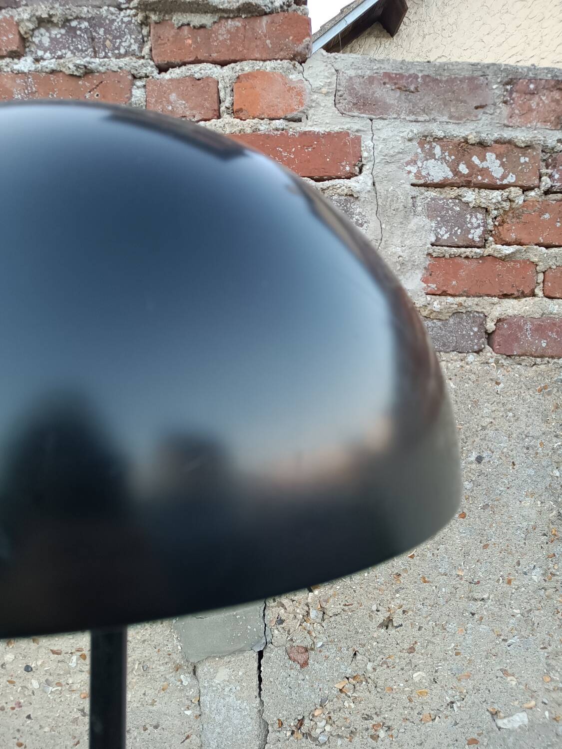 Lampe champignon en métal 1980