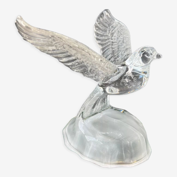 Crystal paperweight "the flight of the bird"