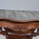 Console style Napoleon III era marble top mahogany end XIX