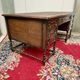 Mazarin desk in Louis XIII style made of solid oak.